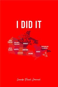 Canada Travel Journal