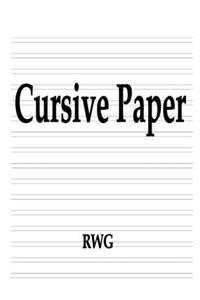 Cursive Paper