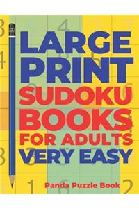 Large Print Sudoku Books For Adults Very Easy