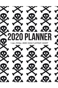 2020 Skulls Daily Planner