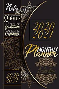 2020-2021 Monthly Planner