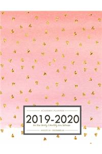 2019-2020 Academic Planner - One Year Weekly & Monthly View Calendar - August 19 - december 20