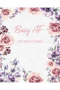 BUSY AF 2020 Weekly Planner