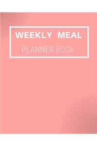 weekly meal planner book