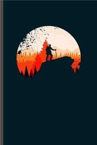 Moon and Hikers