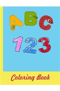 ABC 123 Coloring Book