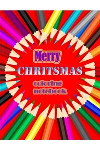 Merry Christmas coloring notebook