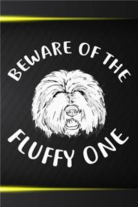 Beware Of The Fluffy One Notebook Journal
