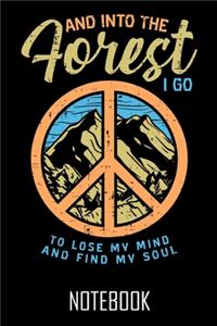 Forest Peace Outdoor - Notebook - Notizbuch - 100 Seiten - 100 Pages - Journal