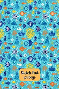Sketch pad for boys