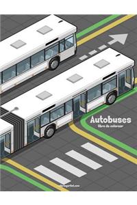 Autobuses libro de colorear 1