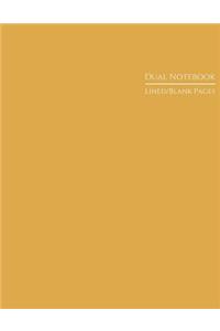 Dual Notebook Lined/Blank Pages
