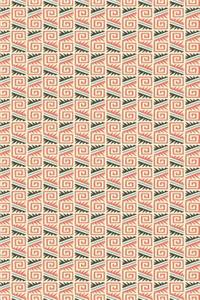 Aztec Vintage Pattern Journal Historical Design