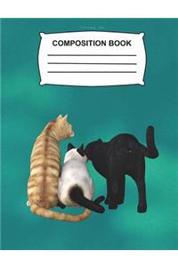 The 3 Friends - Cats Composition Book