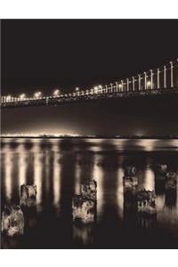 San Francisco Notebook Large Size 8.5 x 11 Ruled 150 Pages