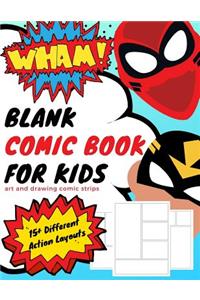 Blank Comic Book for Kids