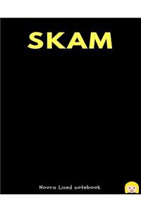 Skam Noora Lined Notebook: Journal Diary