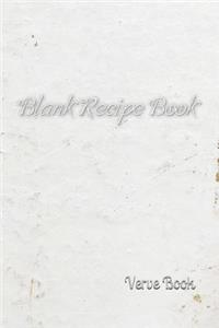 Blank Recipe Book