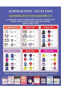 Kindergarten-Nummernbuch (Subtraktion - Stufe Eins)