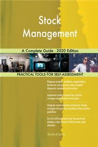 Stock Management A Complete Guide - 2020 Edition