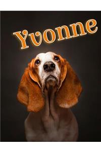 Yvonne: Personalized Address Book, Large Print, 8 1/2 X 11