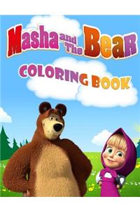 Masha and the Bear Coloring Book