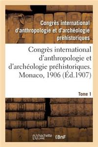 Congrès International d'Anthropologie Et d'Archéologie Préhistoriques, Compte Rendu