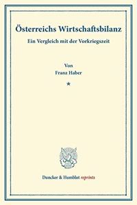 Osterreichs Wirtschaftsbilanz