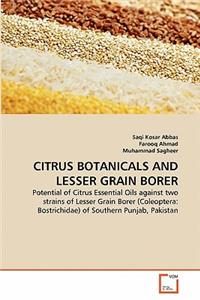 Citrus Botanicals and Lesser Grain Borer