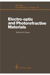 Electro-Optic and Photorefractive Materials