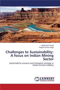 Challenges to Sustainability