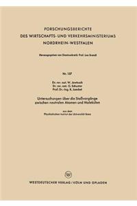 Untersuchungen über die Stoßvorgänge zwischen neutralen Atomen und Molekülen