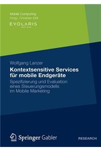 Kontextsensitive Services für mobile Endgeräte