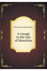 A voyage to the Isle of Mauritius