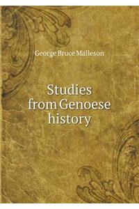 Studies from Genoese History