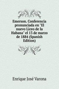 Emerson. Conferencia pronunciada en 