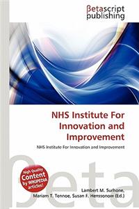 Nhs Institute for Innovation and Improvement