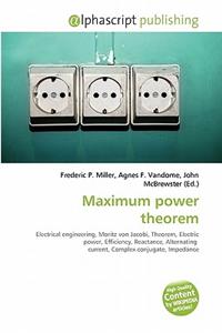 Maximum Power Theorem
