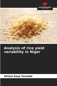 Analysis of rice yield variability in Niger