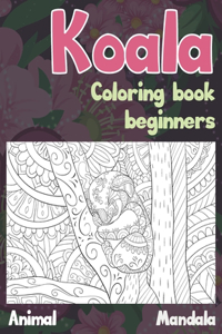 Mandala Coloring Book Beginners - Animal - Koala