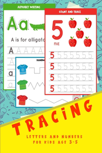 Tracing letters and numbers for kids age 3-5