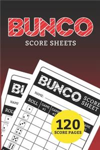 Bunco Score Sheets
