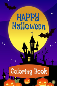 Happy Halloween Coloring Book