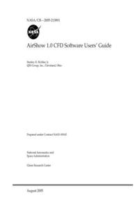 AirShow 1.0 CFD Software Users' Guide