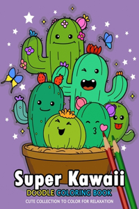Super Kawaii Doodle Coloring Books
