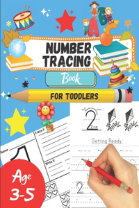 Number tracing Book For Toddlers Age 3-5