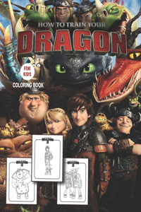 How to Train Your Dragon coloring book