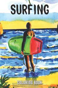 Surfing Coloring Book