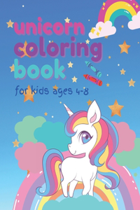 Unicorn Coloring Book For Kids Ages 4-8