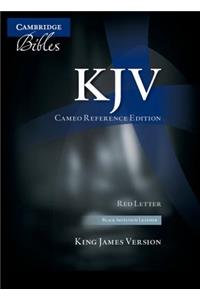 KJV Cameo Reference Bible, Black Imitation Leather, Red-letter Text, KJ452:XR Black Imitation Leather